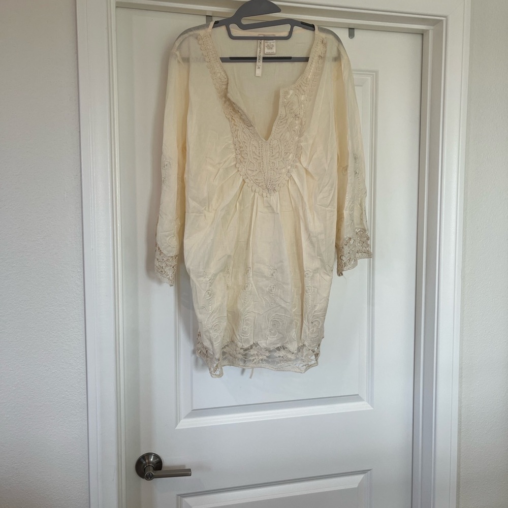 Ivory Lace Blouse